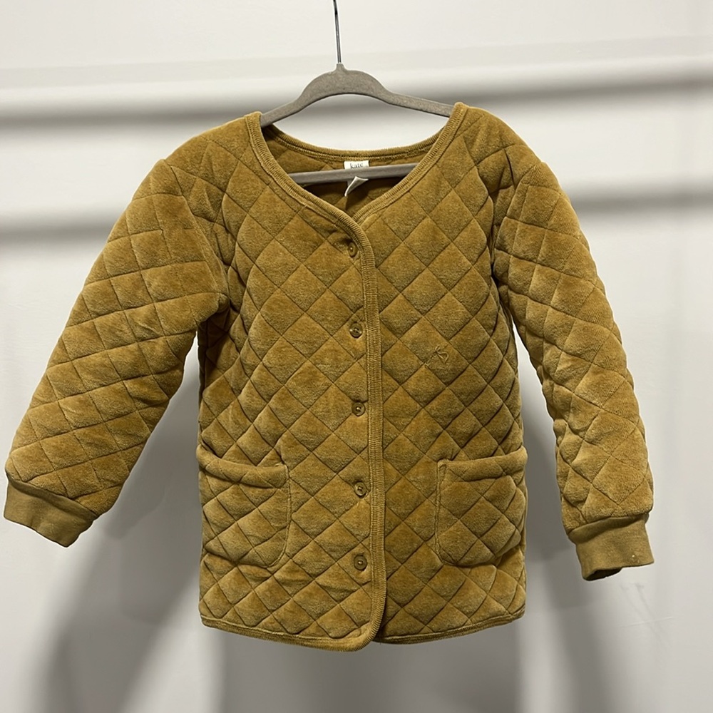 KATE QUINN quilted jacket, size 5 toddler, unisex, great condition.